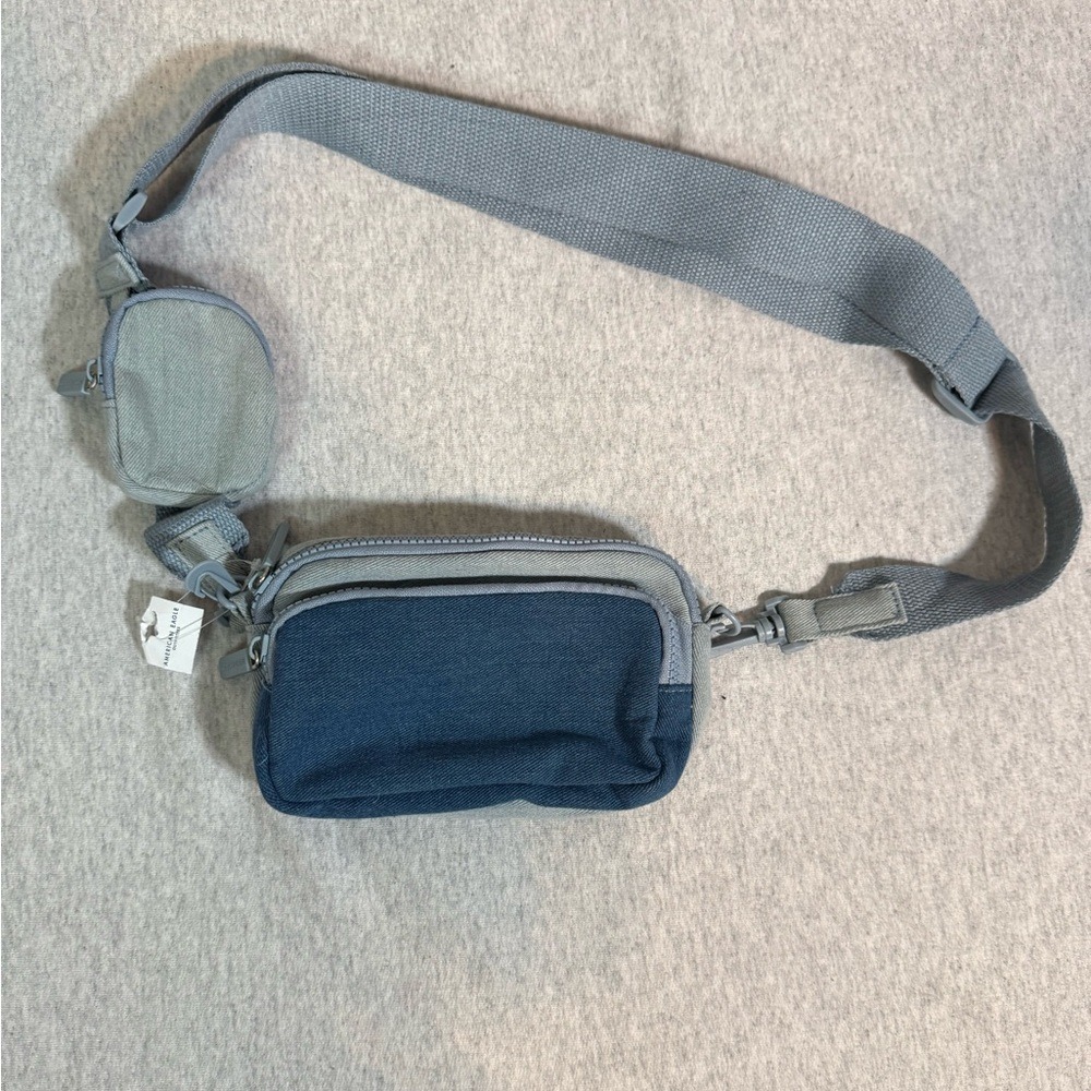 American Eagle Denim Anywhere Belt Bag Crossbody Fanny Pack NWTβ π - Picture 3 of 8